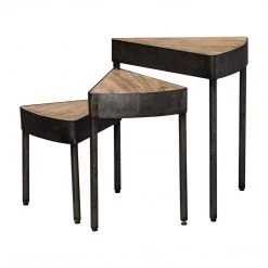 Uttermost Akito Swivel Nesting Table Tables