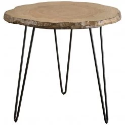 Uttermost Runay Wood Slab Side Table Tables