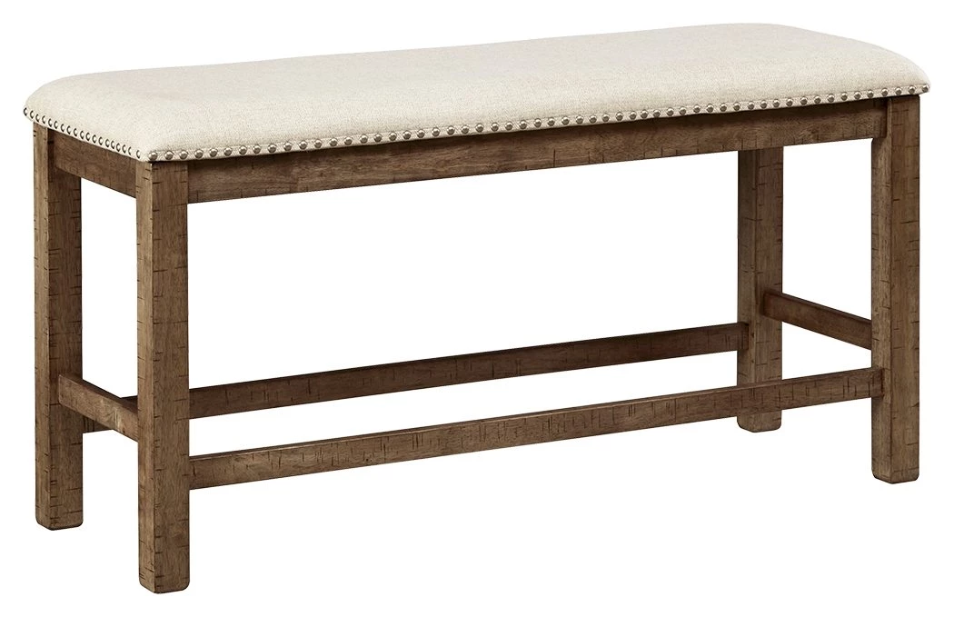 Ashley Furniture Moriville - Beige - Double Uph Bench (1/cn) Benches 3 Ashley Furniture Moriville - Beige - Double Uph Bench (1/cn) Benches