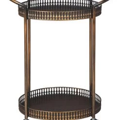 Ashley Furniture Clarkburn - Bronze Finish - Bar Cart Bars & Bar Carts