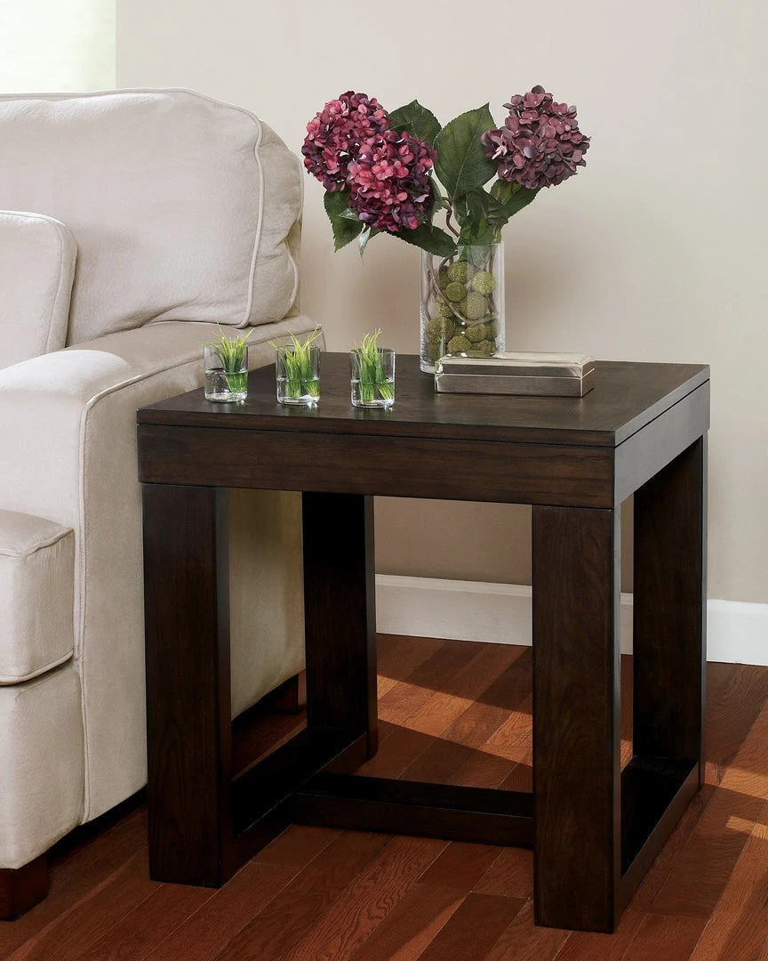 Ashley Furniture Watson - Dark Brown - Square End Table 9 Ashley Furniture Watson - Dark Brown - Square End Table