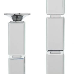 Ashley Furniture Charline - Metallic - Candle Holder Set (2/cn) - Segmented 9 Ashley Furniture Charline - Metallic - Candle Holder Set (2/cn) - Segmented