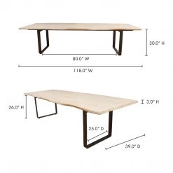 Moe's Home Collection Wilks Dining Table Tables