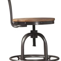 Ashley Furniture Stools Pinnadel - Light Ultimate Best In Class Swivel Stool (2/CN)