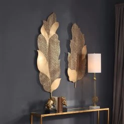 Uttermost Autumn Lace Leaf Wall Art, S/2 Accessories