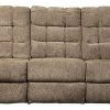Ashley Furniture Reclining Furniture Workhorse - Cocoa - Reclining Sofa