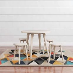 Ashley Furniture Blariden - Natural - Table Set (5/cn)