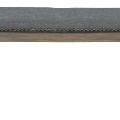 Ashley Furniture Aldwin - Dark Gray - Upholstered Bench