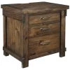 Ashley Furniture Lakeleigh - Brown - Three Drawer Night Stand