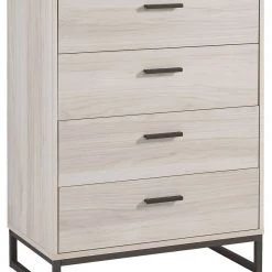 Ashley Furniture Socalle - Natural - Three Drawer Chest Chests