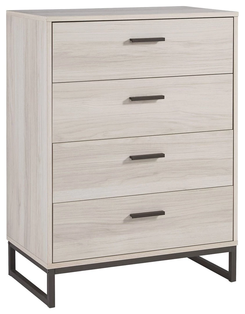 Ashley Furniture Socalle - Natural - Three Drawer Chest Chests 3 Ashley Furniture Socalle - Natural - Three Drawer Chest Chests