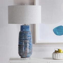 Uttermost Magellan Blue Table Lamp Accessories
