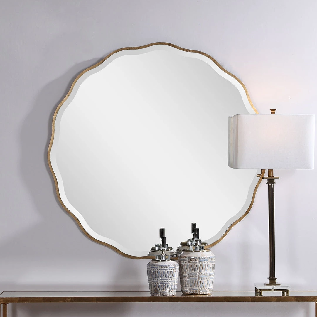 Uttermost Aneta Gold Round Mirror 4 Uttermost Aneta Gold Round Mirror