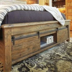 Signature Design By Ashley® Sommerford - Brown - King Storage Bed
