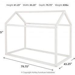 Ashley Furniture Flannibrook - Patterned - House Bed Frame Beds