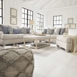 Ashley Furniture Traemore - Linen - Ottoman Ottomans