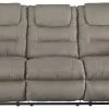 Ashley Furniture Mccade - Cobblestone - Reclining Sofa Reclining Furniture