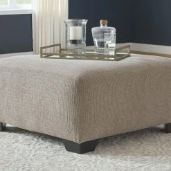 Ashley Furniture Ottomans Baranello - Stone - Oversized Accent Ottoman