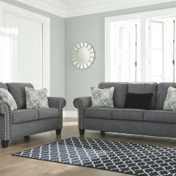 Ashley Furniture Agleno - Charcoal - Loveseat