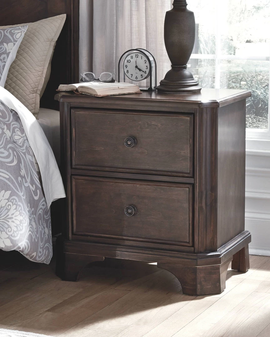 Signature Design By Ashley® Adinton - Brown - 8 Pc. - Dresser, Mirror, Chest, California King Panel Bed With 2 Storage Drawers, 2 Nightstands 8 Signature Design By Ashley® Adinton - Brown - 8 Pc. - Dresser, Mirror, Chest, California King Panel Bed With 2 Storage Drawers, 2 Nightstands