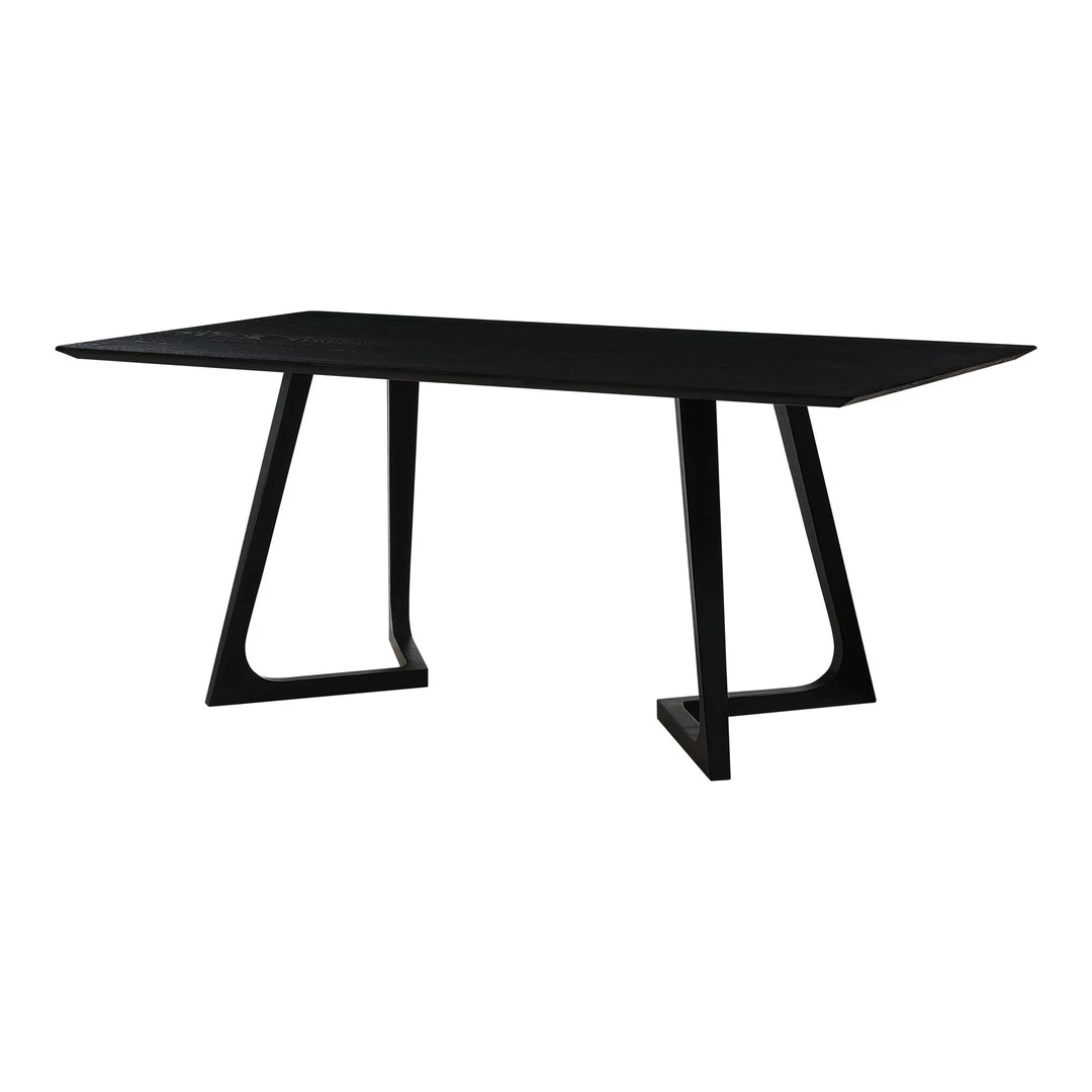 Moe's Home Collection Godenza Dining Table Rectangular Black Ash 6 Moe's Home Collection Godenza Dining Table Rectangular Black Ash