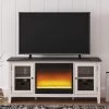 Signature Design By Ashley® Dorrinson - Best - 60" TV Stand With Fireplace Insert Glass/Stone