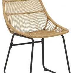 Ashley Furniture Coral - Light Brown/black - Chairs W/table Set (3/cn)