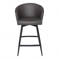 Moe's Home Collection Stools Webber Swivel Counter Stool Charcoal