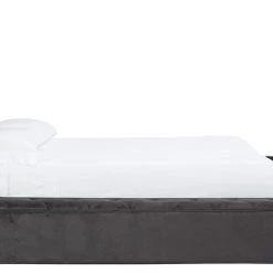 Signature Design By Ashley® Beds Lindenfield - Black - Upholstered Bed With Footboard Storage
