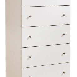 Ashley Furniture Chests Bostwick - White - Five Drawer Chest