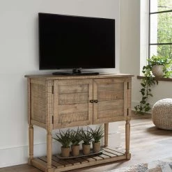 Ashley Furniture Lennick - Antique Brown - Accent Cabinet