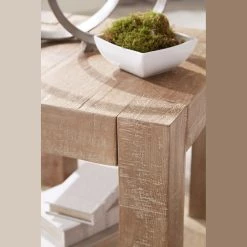 Ashley Furniture Waltleigh - Distressed Brown - Square End Table Tables