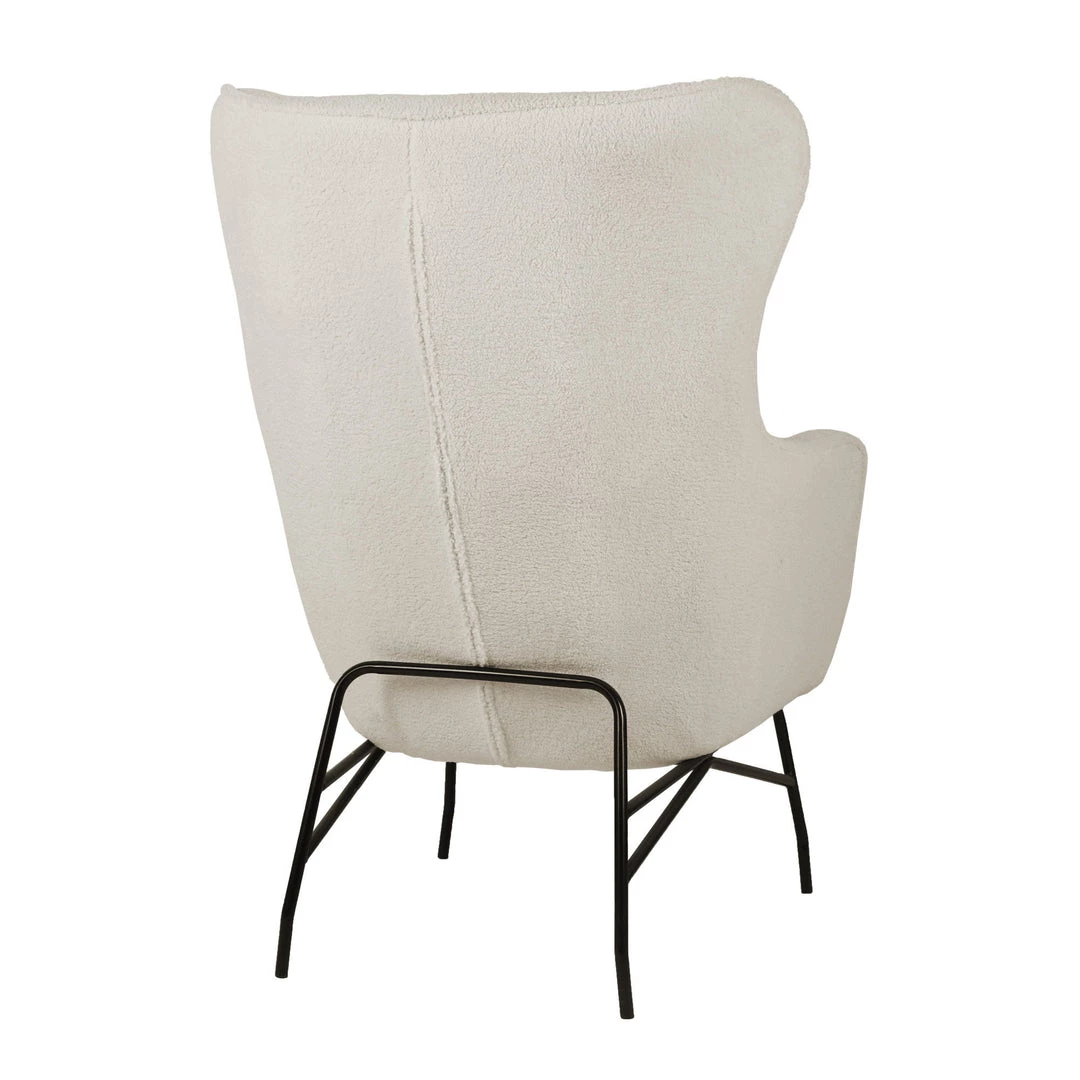Emerald Home Chairs Franky Accent Chair, Cream Boucle 7 Emerald Home Chairs Franky Accent Chair, Cream Boucle