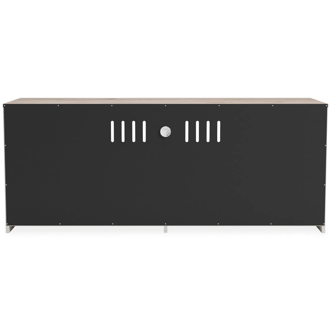 Ashley Furniture Vaibryn - White / Brown - Lg Tv Stand W/fireplace Option TV Stands 8 Ashley Furniture Vaibryn - White / Brown - Lg Tv Stand W/fireplace Option TV Stands