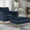 Signature Design By Ashley® Chair & Ottoman Sets Macleary - Navy - 2 Pc. - Chair, Ottoman