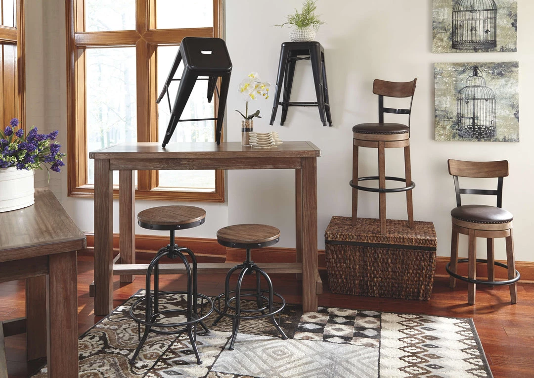 Ashley Furniture Pinnadel - Backless - Swivel Barstool 7 Ashley Furniture Pinnadel - Backless - Swivel Barstool
