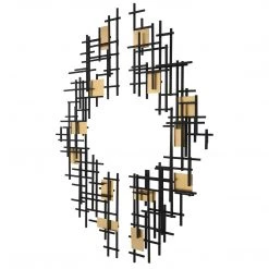 Accessories Uttermost Reflection Metal Grid Wall Decor, S/2