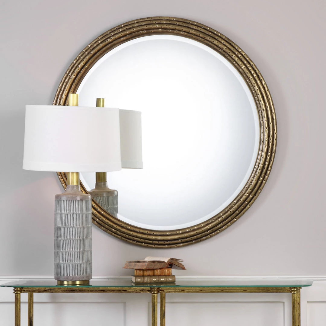 Uttermost Spera Round Gold Mirror 5 Uttermost Spera Round Gold Mirror