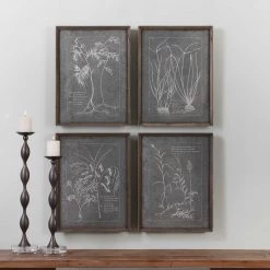 Accessories Uttermost Root Study Print Art S/4