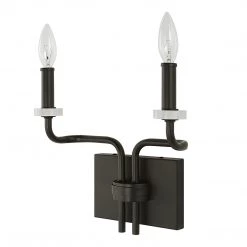 Accessories Uttermost Ebony Elegance 2 Light Sconce