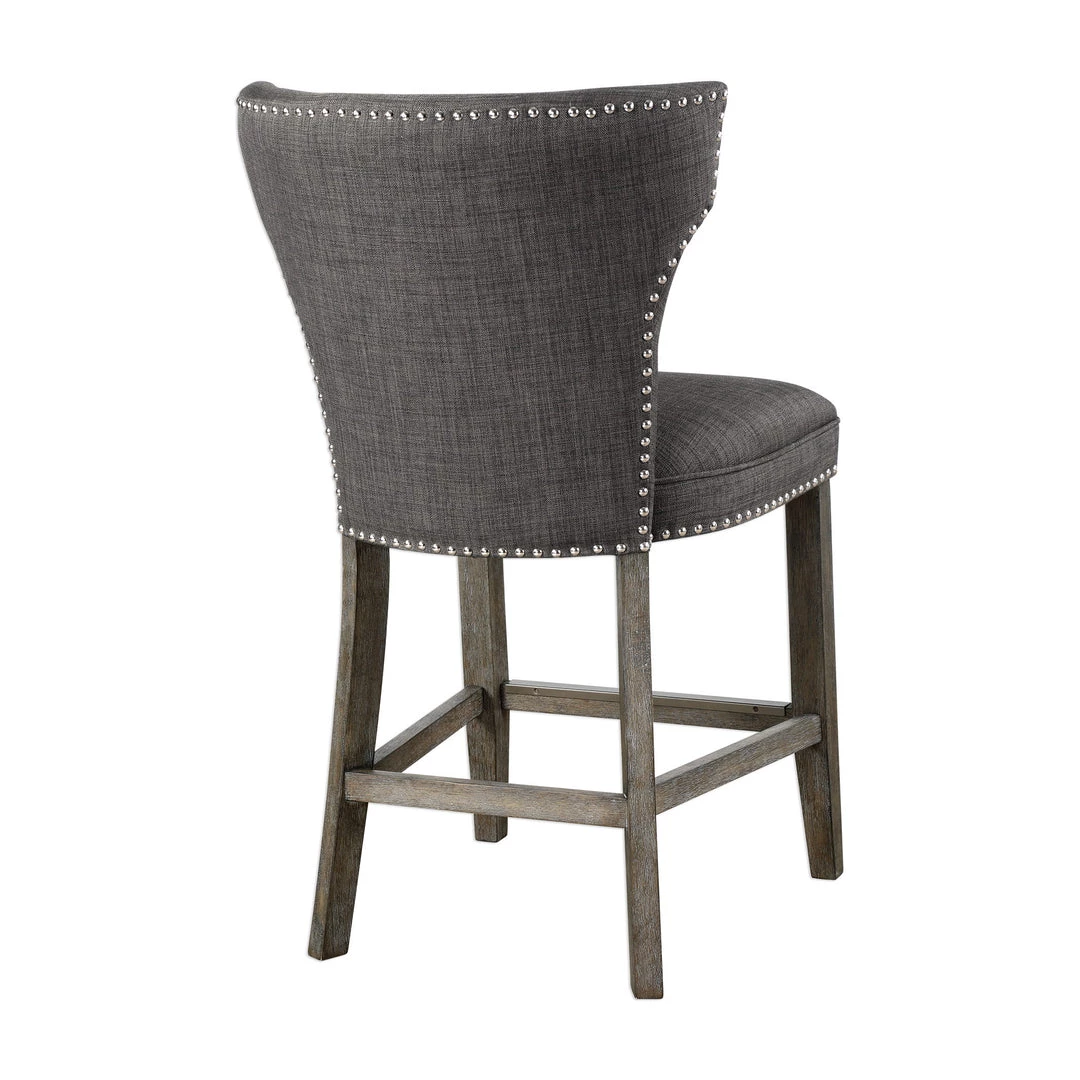 Stools Uttermost Arnaud Charcoal Counter Stool 7 Stools Uttermost Arnaud Charcoal Counter Stool