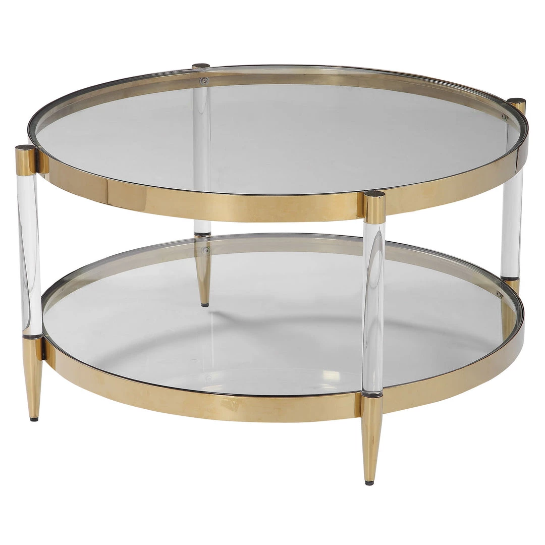 Uttermost Kellen Glass Coffee Table 4 Uttermost Kellen Glass Coffee Table