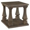 Ashley Furniture Johnelle - Gray - Rectangular End Table Tables