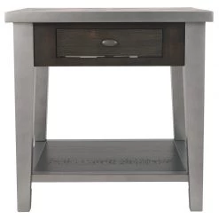 Ashley Furniture Tables Branbury - Grayish Brown - Rectangular End Table
