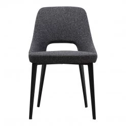 Moe's Home Collection Chairs Tizz Dining Chair Dark Grey