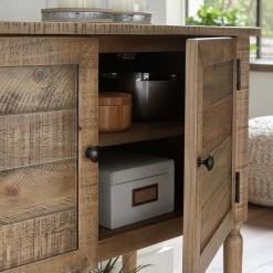 Ashley Furniture Lennick - Antique Brown - Accent Cabinet