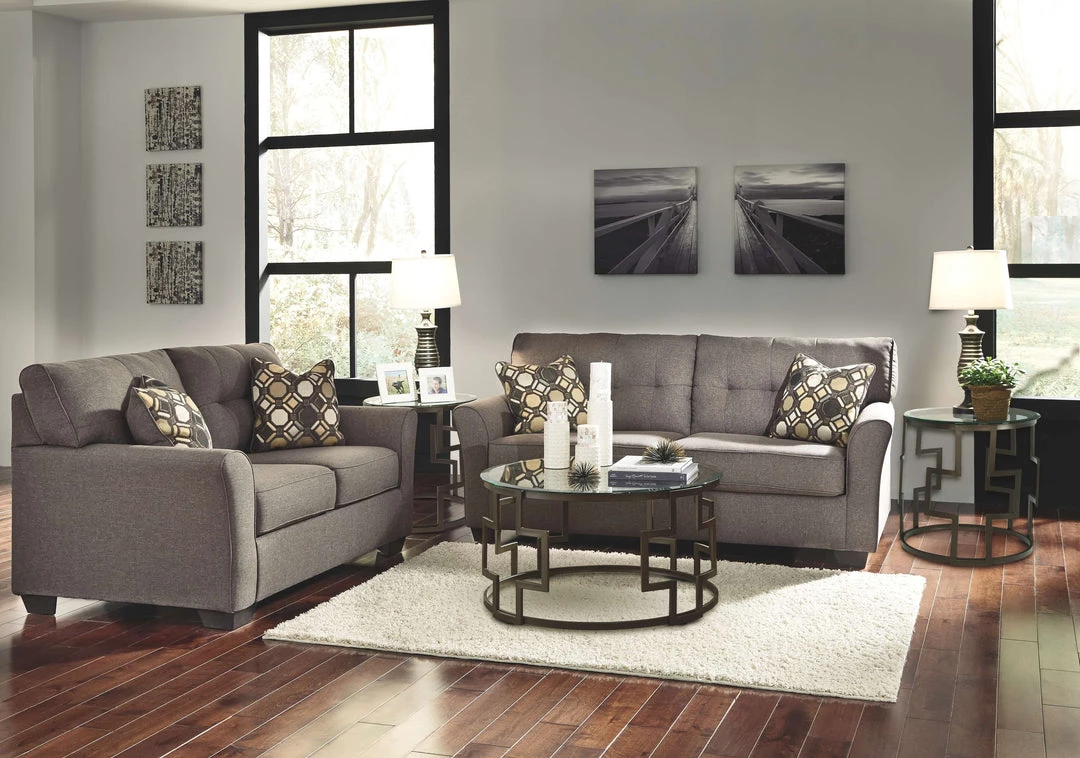 Ashley Furniture Tibbee - Slate - Loveseat Loveseats 6 Ashley Furniture Tibbee - Slate - Loveseat Loveseats