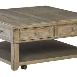 Signature Design By Ashley® Janismore - Grayish Brown - Lift Top Cocktail Table