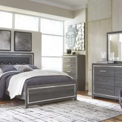 Ashley Furniture Dressers Lodanna - Gray - Dresser, Mirror