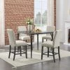 Signature Design By Ashley® Dining Room Sets Kreabindale - Dark Brown - 5 Pc. - Counter Table, 4 Barstools